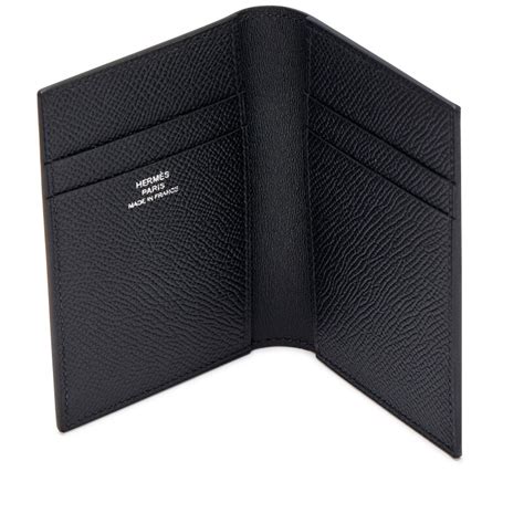 Hermès Black Epsom MC² Euclide Card Holder, 2023 Available 